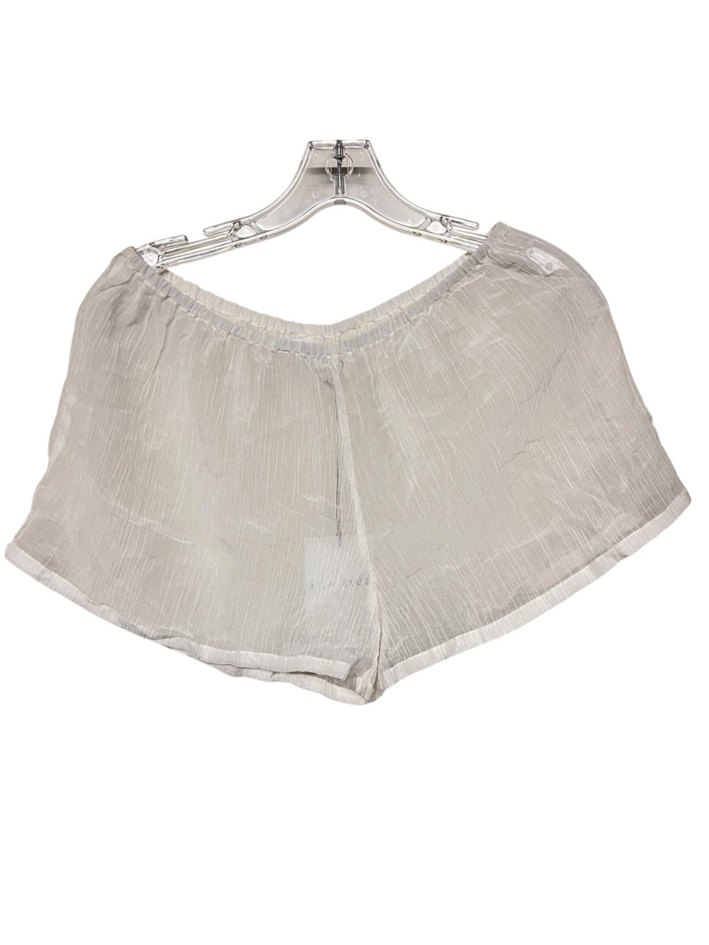 New Aila Blue Sheer Swim Cover Up Shorts Small